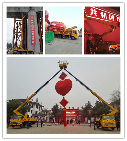 8188cc威尼斯高空作业车助力各地重大项目建设