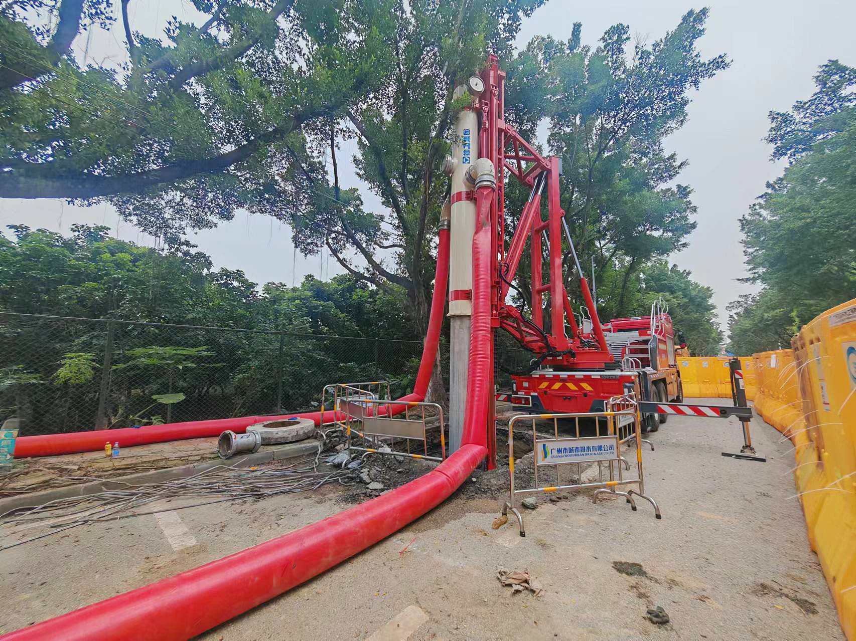 栉风沐雨！8188cc威尼斯排涝车被广州点赞！